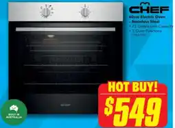The Good Guys 60cm Electric Oven- Stainless Steel offer