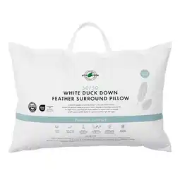 Pillow Talk 50/50 Duck Down Feather Surround Pillow by Greenfirst offer