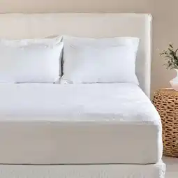 Pillow Talk Eco Living Bamboo Waterproof Mattress Protector by Hilton offer