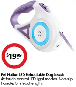 Coles Pet Nation LED Retractable Dog Leash offer