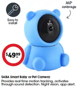 Coles SABA Smart Baby or Pet Camera offer