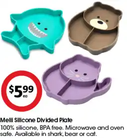 Melii Silicone Divided Plate