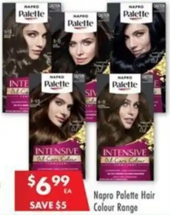 Pharmacy4Less Napro Palette Hair Colour Range offer