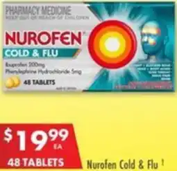 Pharmacy4Less Nurofen Cold & Flu 48 Tablets offer