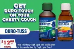 Pharmacy4Less Duro-Tuss Chesty Cough Liquid Forte Double Action Aor Dextromethorphan Dry Cough Liquid Forte 200ml offer