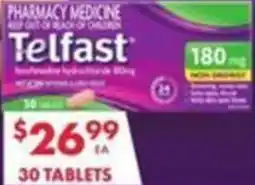 Pharmacy4Less Telfast 30 TABLETS offer