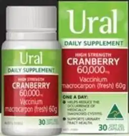 High Strength Cranberry 60000mg 30 Capsules