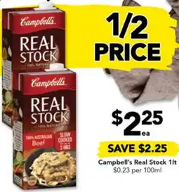 Drakes Campbell's Real Stock 1lt offer