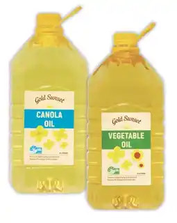 Coles Gold Sunset Canola or Vegetable Oil 4 Litre offer