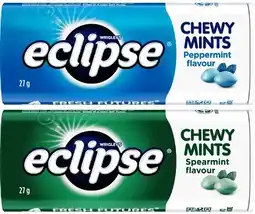 Coles Eclipse Chewy Mints 27g offer