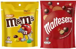 Coles Mars M&Ms, Maltesers or Pods 120g-180g offer