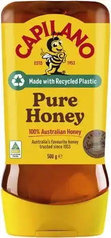 Coles Capilano 100% Pure Australian Honey Squeeze 500g offer