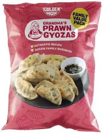 Coles Grandma's Golden Wok Prawn Gyozas 800g offer