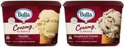 Coles Bulla Creamy Classic 2 Litre offer