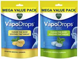 Coles Vicks VapoDrops Lozenges 42 Pack^ offer