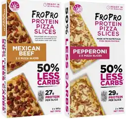 Coles Fropro Protein Pizza Slices 2 Pack 360g offer