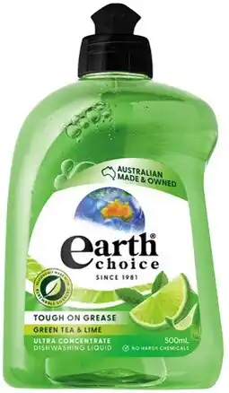 Coles Earth Choice Dishwashing Liquid 500mL offer