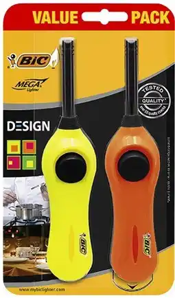 Coles Bic Mega Lighters 2 Pack offer