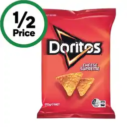 Woolworths Doritos Corn Chips Share Pack 150-170g offer
