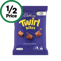 Woolworths Cadbury Chocolate Bites 120-150g or Pascall Marshmallows 280g offer