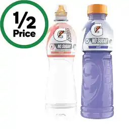 Woolworths Gatorade Sports Drink 600ml offer