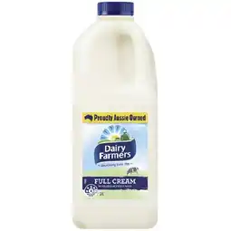Woolworths Dairy Farmers Full Cream Milk 2 Litre offer