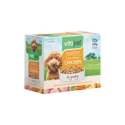 VitaPet Wet Dog Food Pk 12 x 100g