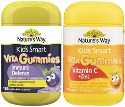 Coles Nature's Way Kids Smart Vita Gummies 120 Pack^ offer