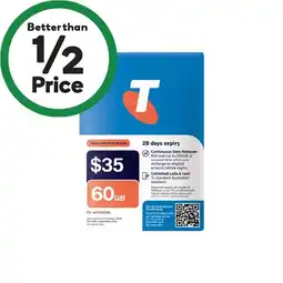 Woolworths Telstra $35 Starter Pack‡ offer