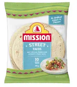 Coles Mission Street Tacos 10 Pack 375g offer