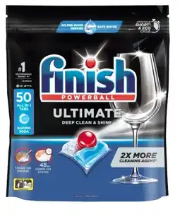 Coles Finish Ultimate Dishwashing Tablets 50 Pack offer