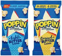 IGA Poppin Microwave Popcorn 85‑100g Selected Varieties offer