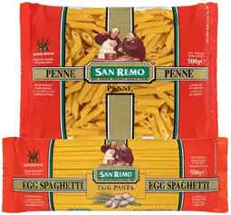 IGA San Remo Pasta 375‑500g Selected Varieties offer