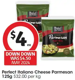 Coles Perfect Italiano Cheese Parmesan 125g offer