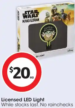 Coles Licensed LED Light offer