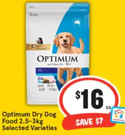 IGA Optimum Dry Dog Food 2.5-3kg offer