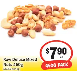 IGA Raw Deluxe Mixed Nuts 450g offer