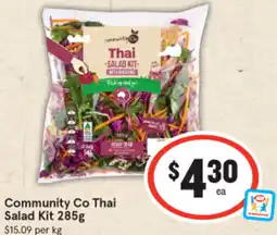 IGA Community Co Thai Salad Kit 285g offer