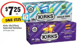 IGA Kirks 10x375mL offer
