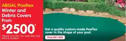 ABGAL Pooltex Winter and Debris Covers