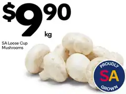 Woolworths SA Loose Cup Mushrooms per kg offer
