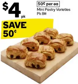 Woolworths Mini Pastry Varieties Pk 8 offer