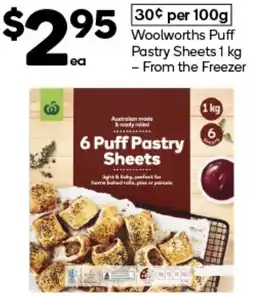 Woolworths Woolworths Puff Pastry Sheets 1 kg offer