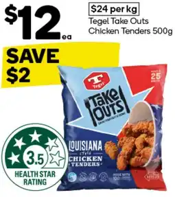 Woolworths Tegel Take Outs Chicken Tenders 500g offer