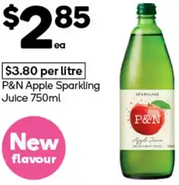 Woolworths P&N Apple Sparkling Juice 750ml offer