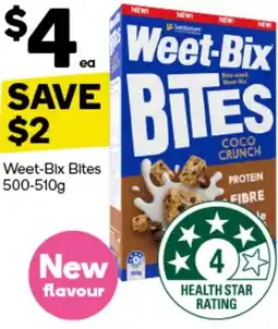 Woolworths Weet-Bix Bites 500-510g offer