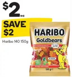 Woolworths Haribo 140 150g offer