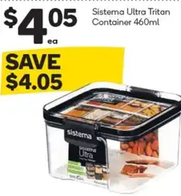 Woolworths Sistema Ultra Tritan Container 460ml offer
