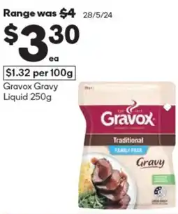 Woolworths Gravox Gravy Liquid 250g offer