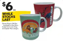 Woolworths Disney Mug in Gift Box offer